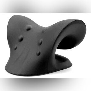 Ergonomic Black Neck Support Pillow